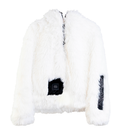 Chamarra Peluche Blanca