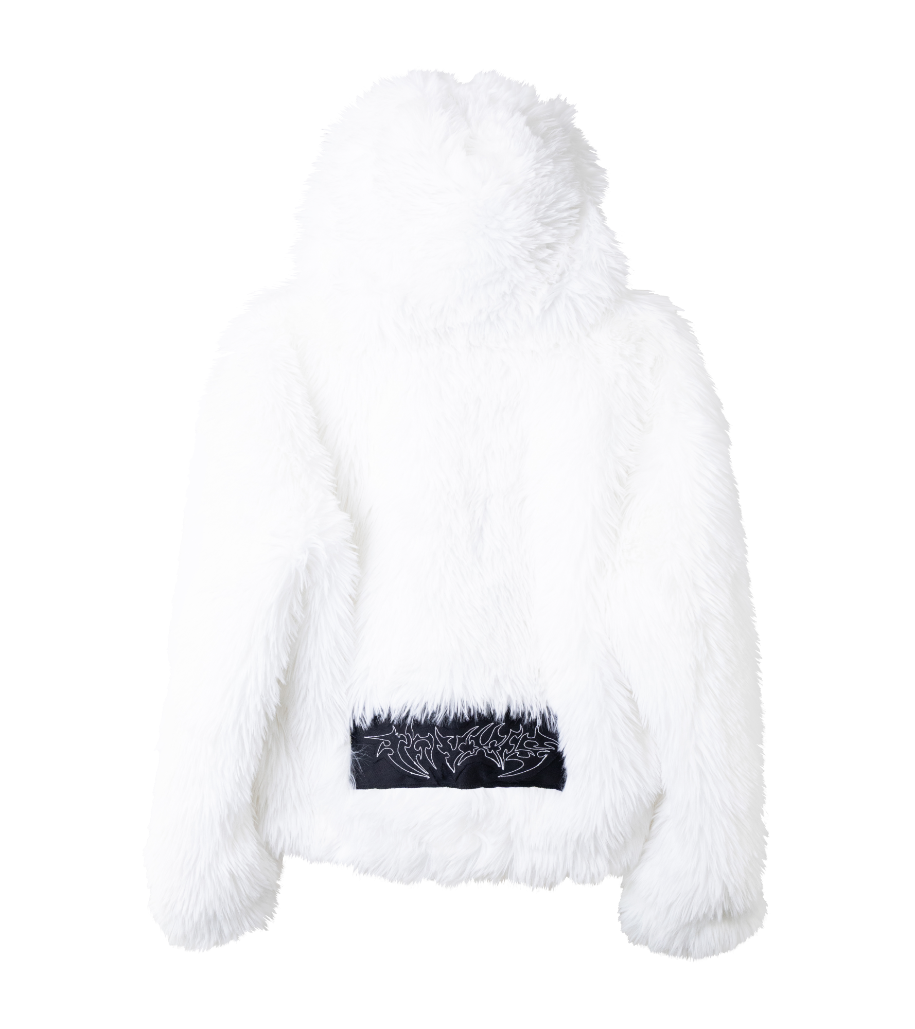 Chamarra Peluche Blanca